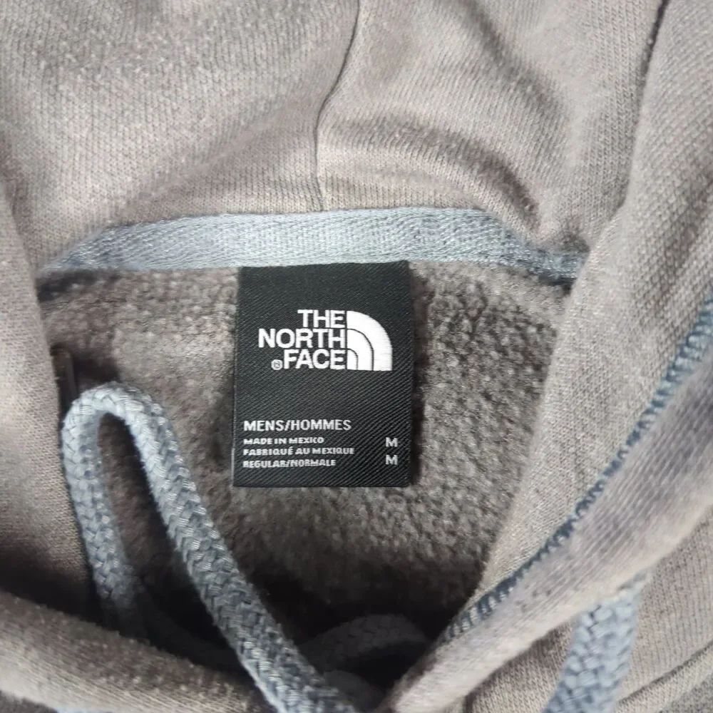 The North Face Men's Grey Half Dome Logo Pullover Hoodie Sweatshirt Size M